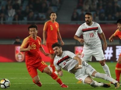 中国足球队1:2输叙利亚，中国足球队12输叙利亚视频